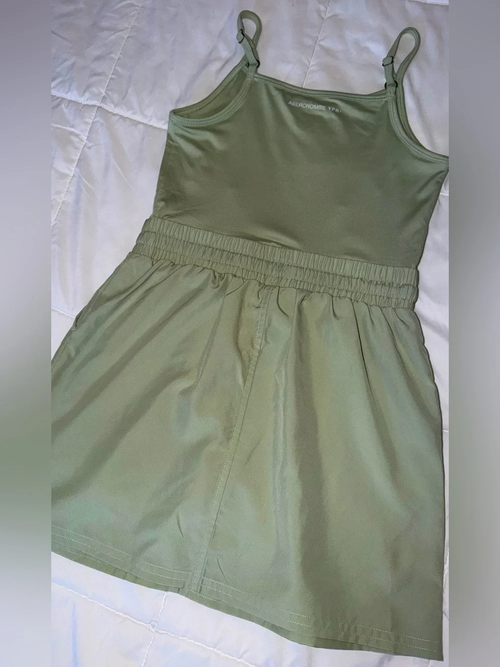 Girls Olive Green Abercrombie Dress